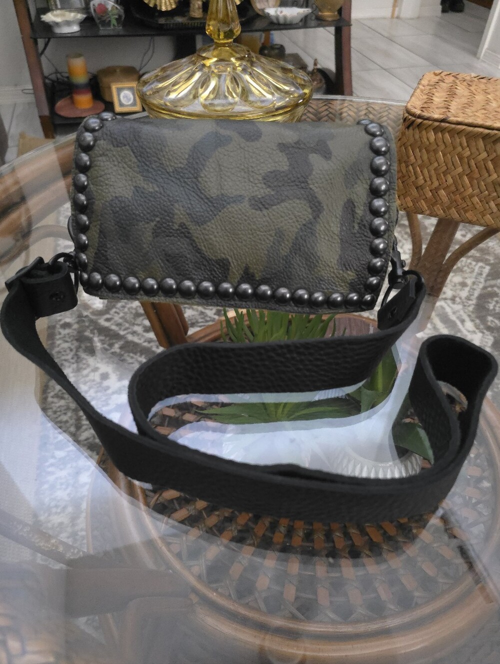 Lynn Tallerico Joie Small Camo Convertible Beltbag/   Shoulder/Crossbody/Clutch